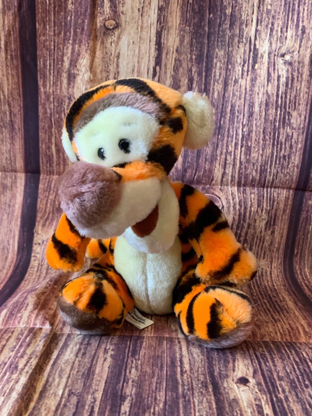 Disneyland Walt Disney World Vintage Winnie the Pooh "Tigger" Stuffed Plush 9"